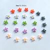 100 Pieces Mixed 8mm Mini Flower Resin Scrapbook Decoration Suitable for Diy Jeweled Hair Accessories