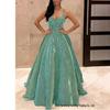 Elegant European & American Fashion Slim Long Evening Dress with Flashy Design
