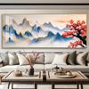 Восточная эстетика Пейзажная живопись Гостиная с подвесными картинами и спинками Декоративные картины Плакаты Домашний декор