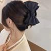 Fashion Women Bow Hairpin Version Of Solid Color Butterfly Satin Hair Clips Girls Hair Accessories Headwear