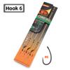 3pcs/pack Carp Fishing Combi Rig Hook Size 2 4 6 Hair Rigs With Booms Loop 35lb/15.9kg For Carp Fishing Tackle Accessories