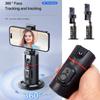 360° Face Tracking Tripod for Phone, Auto Motion Tracking Phone Holder AI Tripod Selfie Robot Pod That Camera Follows Your Movement