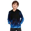Boys Casual Fashion Long Sleeve Hooded Pocket Sweatshirt