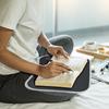 Laptop Lap Desk for 13-15Inch Laptops Portable Folding Laptop Table with Carry Handle Soft Pillow Cushion Multi-functional Lap Desk