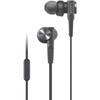 Sony MDRXB55AP Wired Extra Bass Earphones Headphones Headset with Microphone for Calls Black
