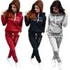 Women's Tracksuit Female Pullover Hoodies Jogging Pants Sweatshirt Sports Suit Two Piece Set Women Clothing Winter Warm Outfits