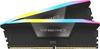 CORSAIR Desktop PC VENGEANCE RGB DDR5 Series Intel XMP Memory 48GB Black X 24GB CMH48GX5M2B6800C34 DDR5-6800MHz Memory, Kit, (2 Memory)