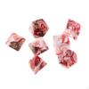 7 Pieces Polyhedral with Pouch Multi-Sided Accessories Props Irregular Acrylic Role Playing for Dnd