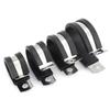 Metal Wiring Hose Clamp Useful Cable Fasteners Rubber Lined Clips  Hardware Electrical Fittings