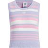 Originals Knit Striped Tank Top With Logo Embroidery Women Tops Light-Purple JI7053