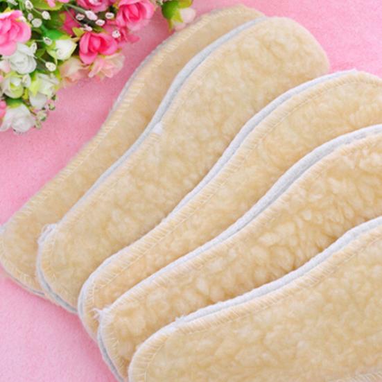 Winter Soft Warm Fleece Shoes Boots Sneakers Thermal Insoles Insert Foot Pads