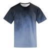 Summer Men's Popular T-shirt Printed Round Neck Short Sleeve T-shirt
