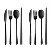Hive Mind Nordic Cutlery Assortment Set Set of 4 Spoon, Fork, Knife, Chopsticks, (8 Pieces)
