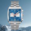 Specht & Söhne 2025 New Trendy Men's Watches Quartz Sport Watch Blue Color Stainless Steel VK63 Chronograph Reloj Hombre 39MM