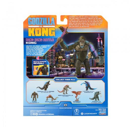 Figure Godzilla Vs. Kong- Kong with Battle Wounds and an Axe