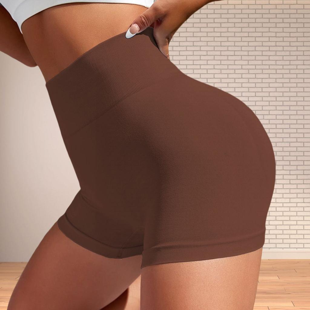 Women's High Waist Peach Lift Hip Sports Shorts Tight Yoga Shorts