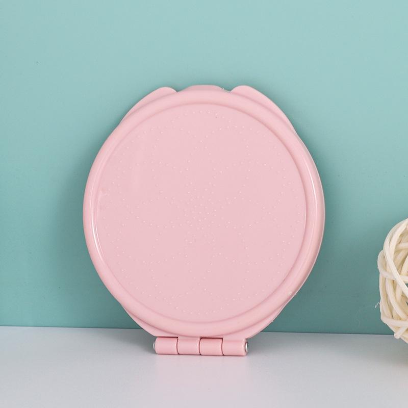 Compact Double-Sided Folding Makeup Mirror | Handheld, Portable, and Customizable