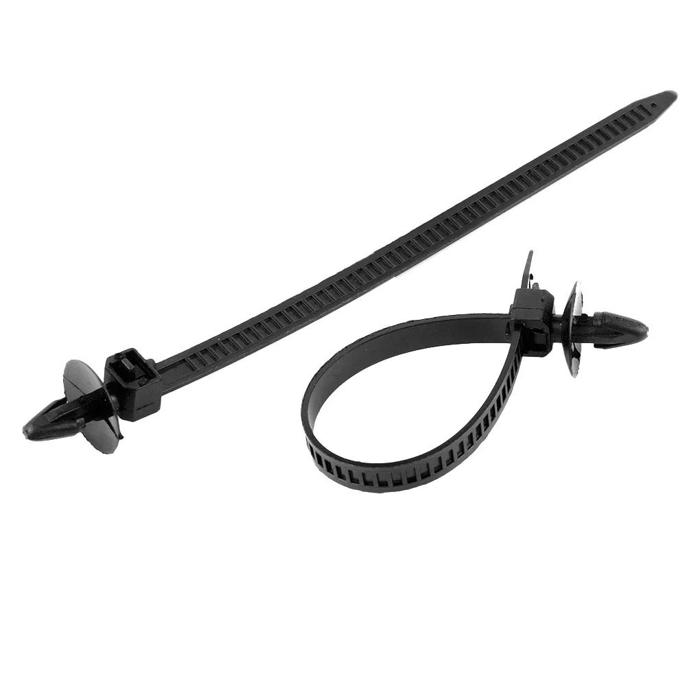 Tie Wire Bands Bundled Harness Line Fastener Zip Clip Black Nylon 100pcs/Set Stock 2018 Newest Latest Practical