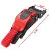 1 Piece Quick Release Helmet Strap Buckle Pull Buckles Black & Red