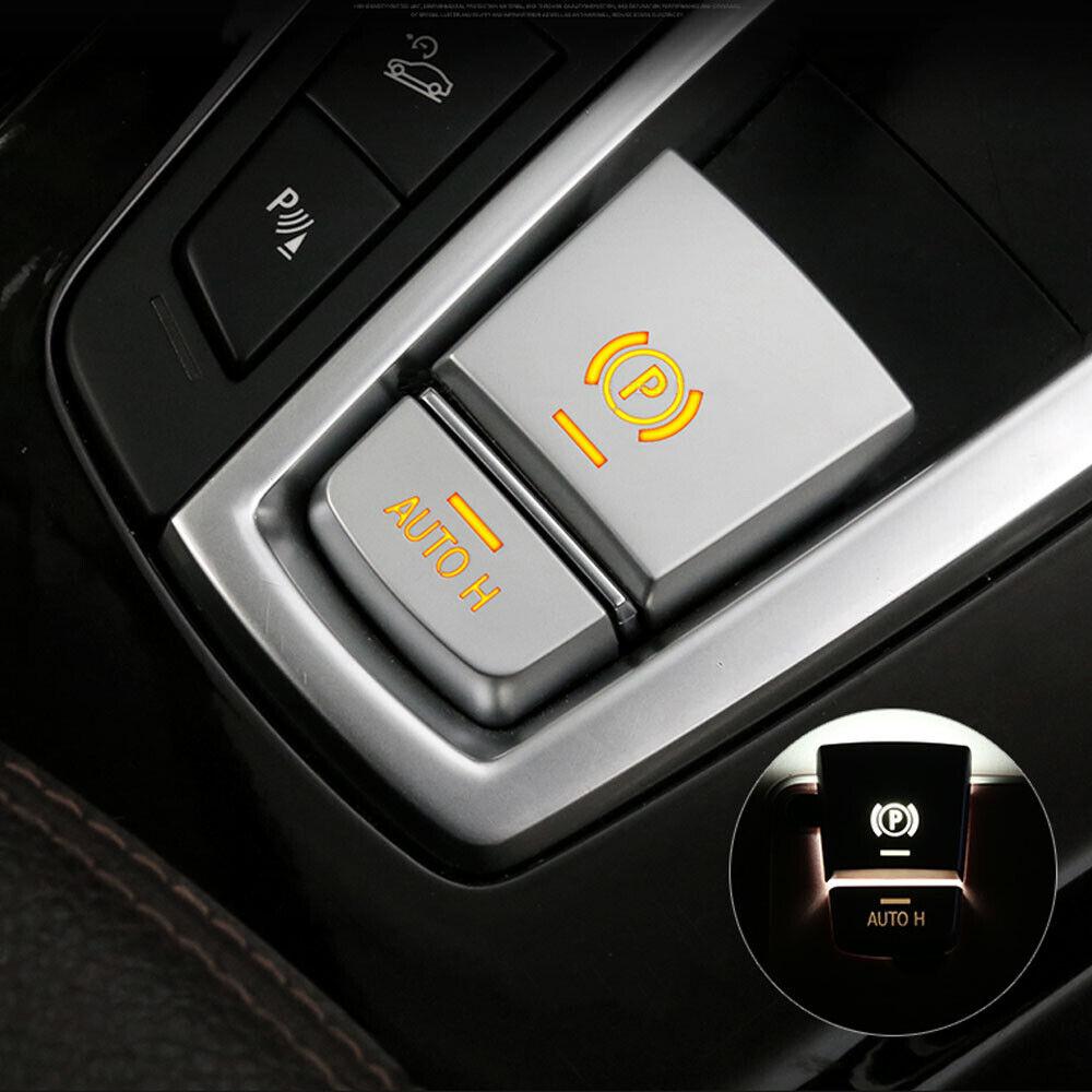 Handbrake Auto Hold Button Switch Cover Chrome Trim For BMW 5 6 7 X3 X5 X6 F10