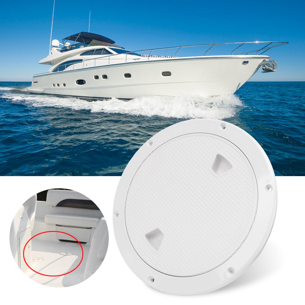 ABS Boat Deck Inspection Access Hatch Cover Non Slip Anti Corrosive Screw Out Round Plate(6in )