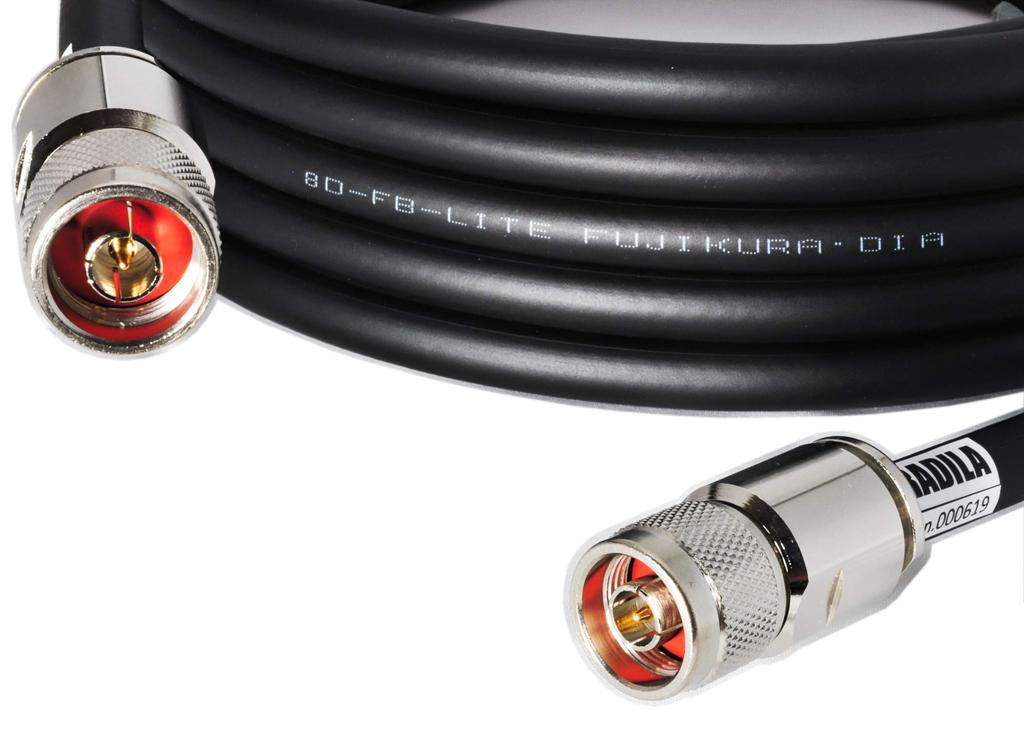 RADILA 8DFB N Connector On Both Ends Adopted by Fujikura Low Loss N Type Amateur Radio Coaxial Cable Set For Connection Between Devices Jumper Relay