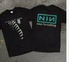 2 Sided Nine Inch Nails NIN Maintenant T-shirt, Now I_m Nothing