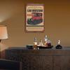 1PC Vertical Vintage Metal Tin Poster, Rustic Patina Wall Sign with Aged Texture, 20x30cm or 30x40cm, Home Bar Cafe Garage Office Wall Display