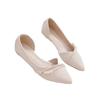 2025 New Fashionable Exquisite Women's Flat Shoes Trendy Versatile Casual Shoes Pointed Flat Bottom Temperament Single Shoes