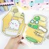 Hamster Banana Milk Quiet Book Reusable Sticker Books Diy Handmade Educational Toy For Kid Decompression Toys