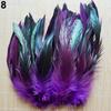 50Pcs 13-20cm Natural Cock Rooster Tail Feathers for DIY Clothes Decor