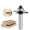 1pc 8mm Shank T-Sloting Biscuit Joint Slot Cutter Jointing Slotting Router Bit with Bearing Milling Cutter for Woodworking