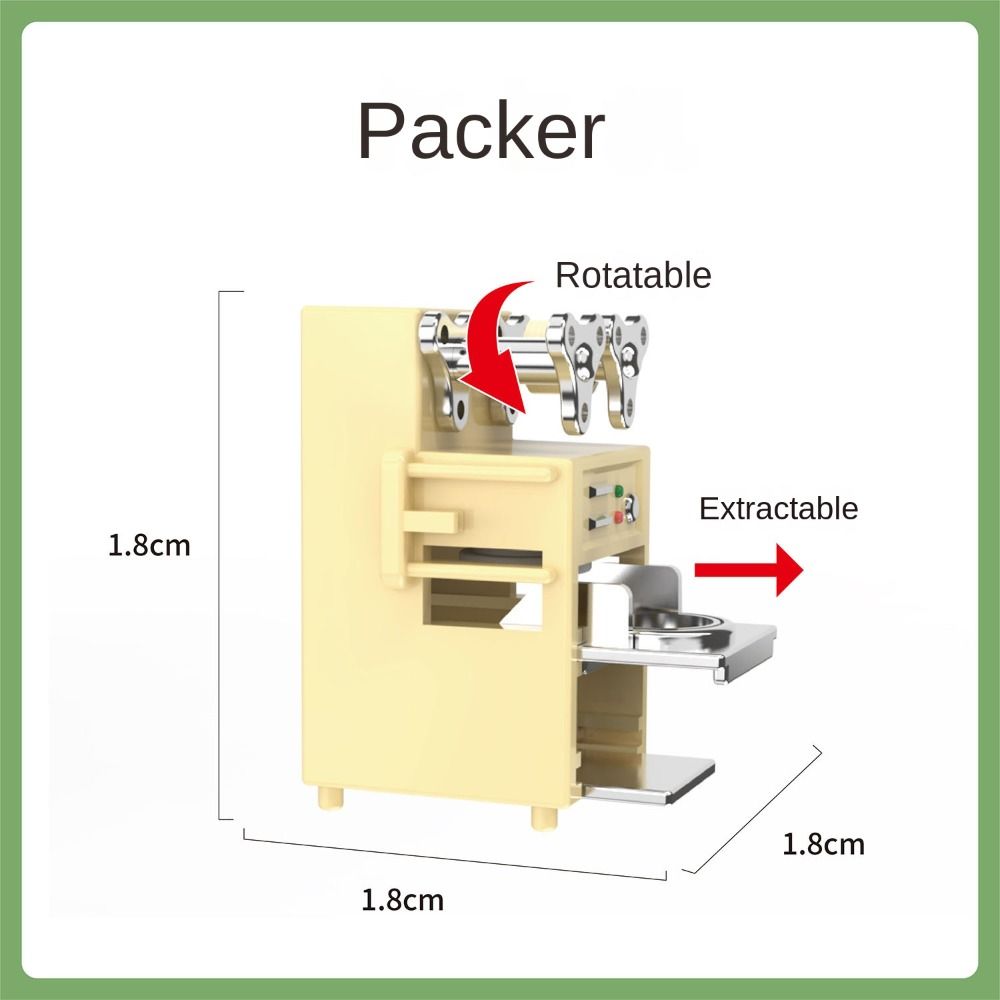 Shooting Props Ice Cream Maker Model Lifelike Electrical Model  for 1/12 1/6 Dollhouse