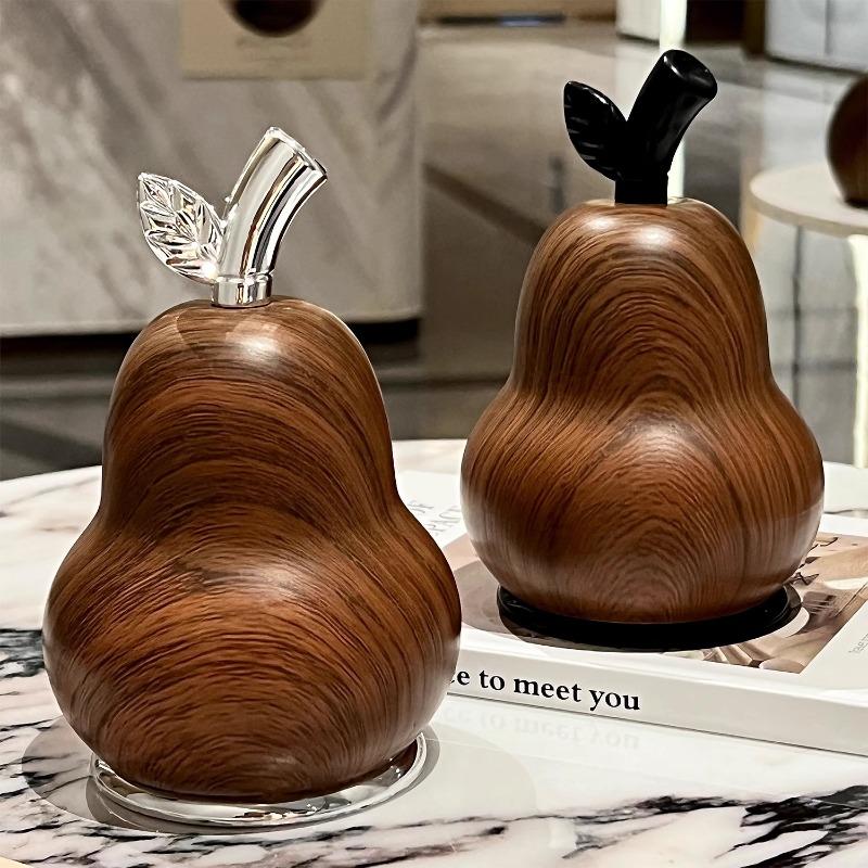 Toothpick Box Wood Grain Household High Aesthetic Dental Floss Storage Box Gourd Cotton Swab Dental Swab Tube