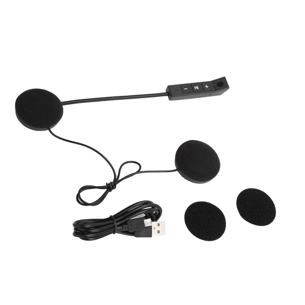 Bluetooth Motorcycle Helmet Wireless Noise Reduction Earphones with Mic Stereo Headset