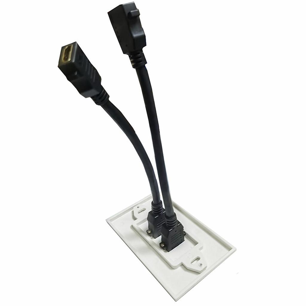8K High Speed HDMI-compatible Wall Plate Face 8K 60Hz High Speed Extender Cord Female To Female Adapter Connector Cable