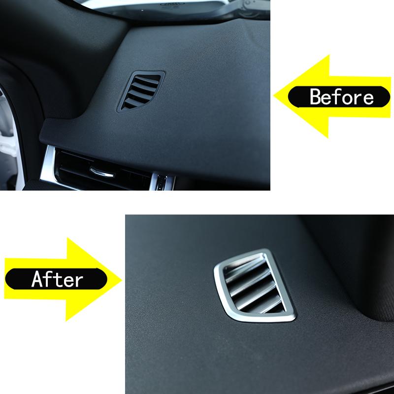 ABS хромированная приборная панель, рамка для кондиционера, декоративная накладка для Land Rover Range Rover Evoque L551