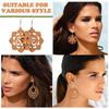 Jewelry Bohemian Wooden Earring Making African Pendant Dangle Earrings