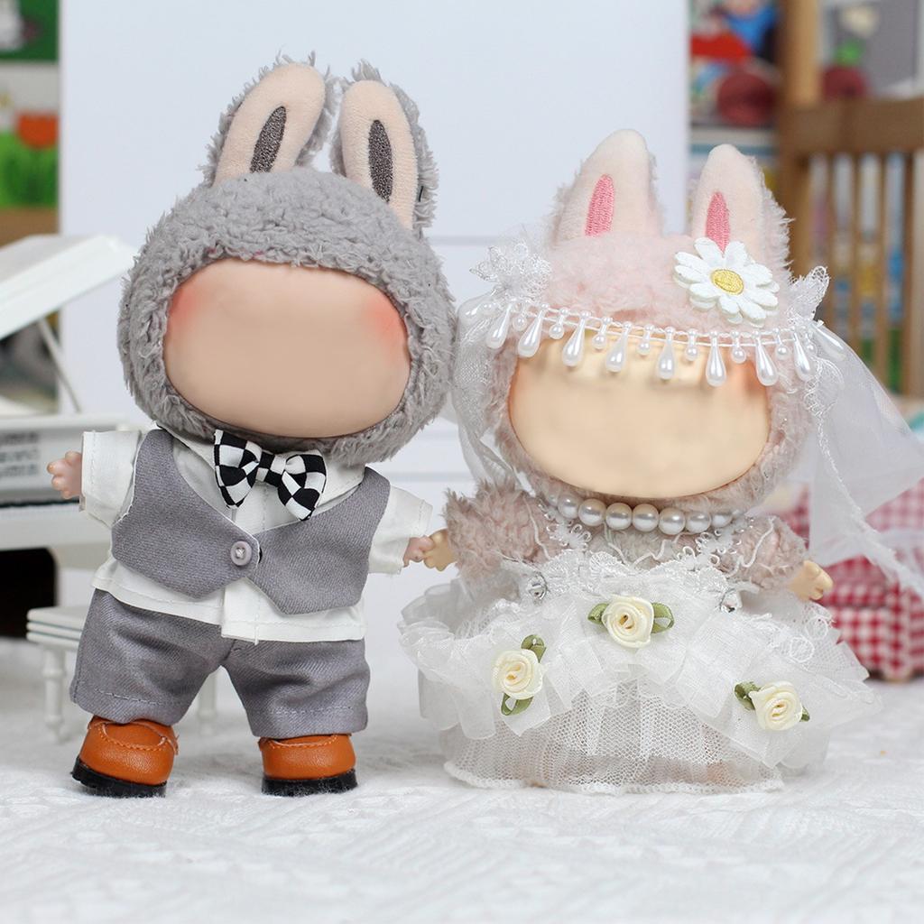 Свадебное платье Одежда для забавных кукол, Аниме плюшевые игрушки и милые аксессуары, милая одежда для кукол