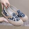 Shoes Women's Spring New Linen Shoes One Pedal Breathable Casual Shoes