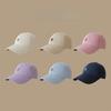 Letter Pink Dopamine Baseball Cap for Women Summer Wide Hat Showing Face Small Soft Top Embroidered Baseball Cap for Men