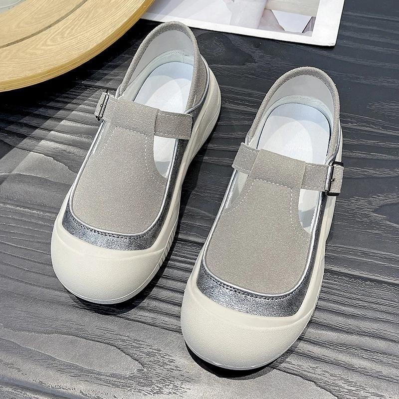 Summer Thick Sole Elevated Sandals Women's Bag Head 2024 New Hollow Breathable Leisure Retro Women's Single Shoes