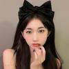 Fashion Black Bow Head Band Big Size 3D Hair Hoop Women Elegant Barrettes Headwear Girls Hair Accessories