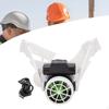 Cooling Fan for Hard Hat Turbofan with Adjustable Band,Weatherproof Compact Helmet