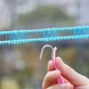 Windproof & Anti-Slip Nylon Clothesline for Outdoor Travel - No-Punch Design