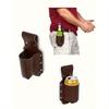 1pc Classic PU Leather Bottle Holster Bottle Holders Belt Waist Bag Beer Bottle Case for Travel Outdoor Backyard Portable Outdoor Waist Bag