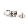 10Pcs 8Mm Metal Button O Ring Stud Screwback Craft Bag Phone Screw Nail Rivet