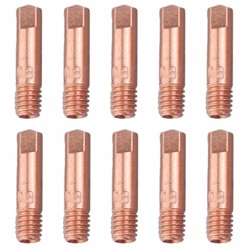 Kits Nozzles Copper 256mm 0.8 1.0 1.2mm MB-15AK MIG MAG Welding