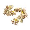Artificial Maple Leaf Garland 5.7Ft Pumpkin Maple Leaves Vine Thanksgiving Fall Garland for Mantel