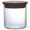 Mizukage Pickling Glass X Basic Storage Current Model J-kitchens Container/Heat-Resistant Canister, 9.5cm 9.5cm, 530cc, Container,